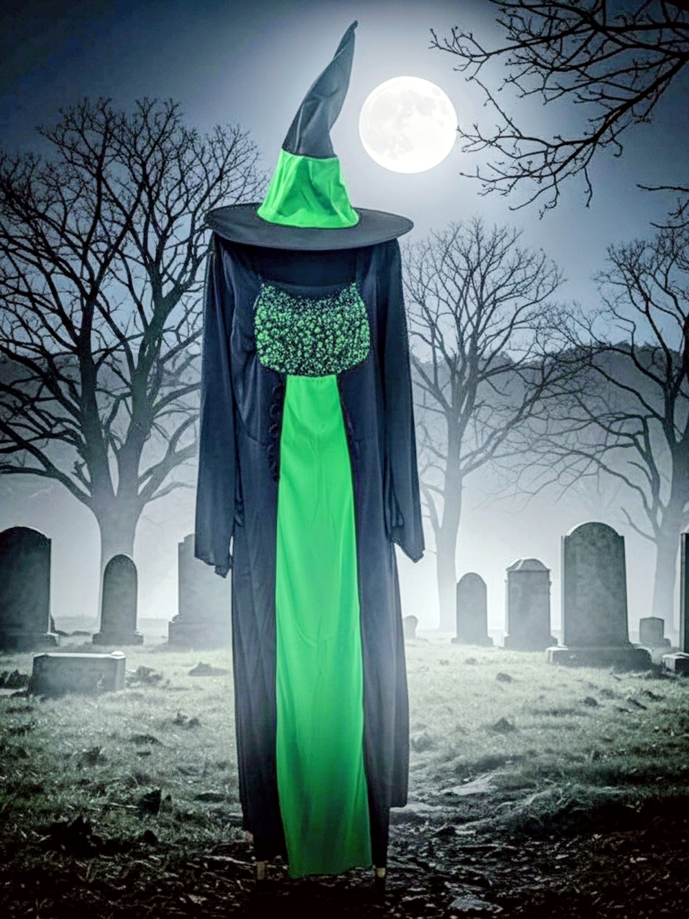 Plus Size 2X Witch Costume - Classic Halloween Outfit